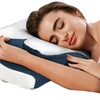 Image 1: Ergonomic Orthopaedic Memory Foam Pillow