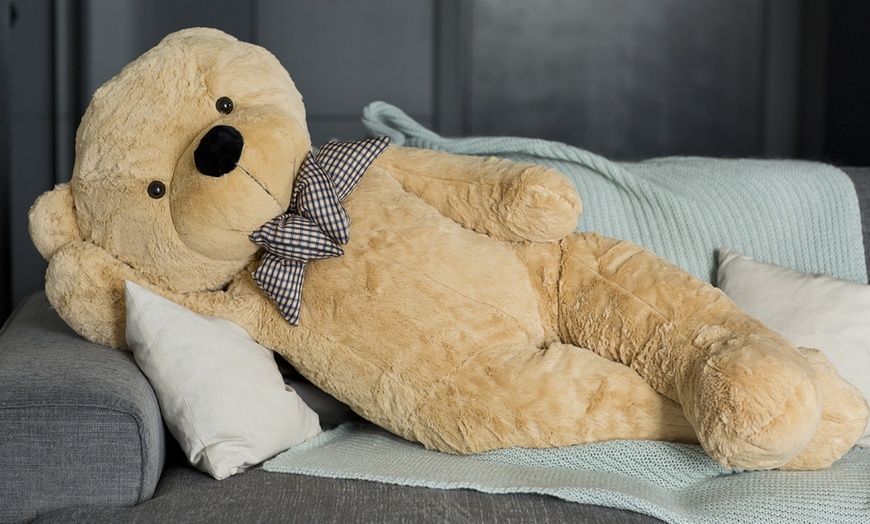 Image 2: Oversized Soft Teddy Bear