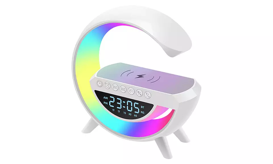 Réveil à haut-parleur Bluetooth avec fonction de charge sans fil