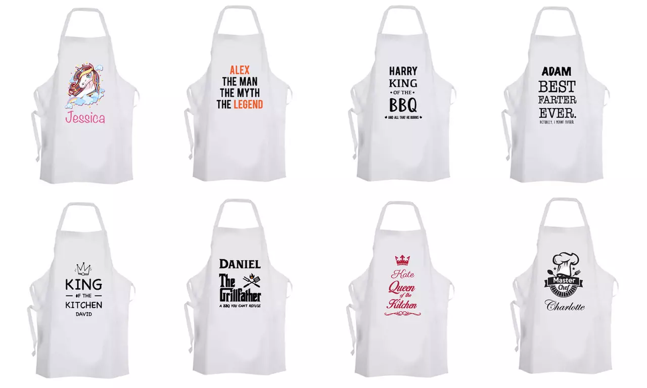 Adult Personalised Novelty Aprons