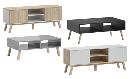 Table basse Bonnie ou/et meuble TV Clyde