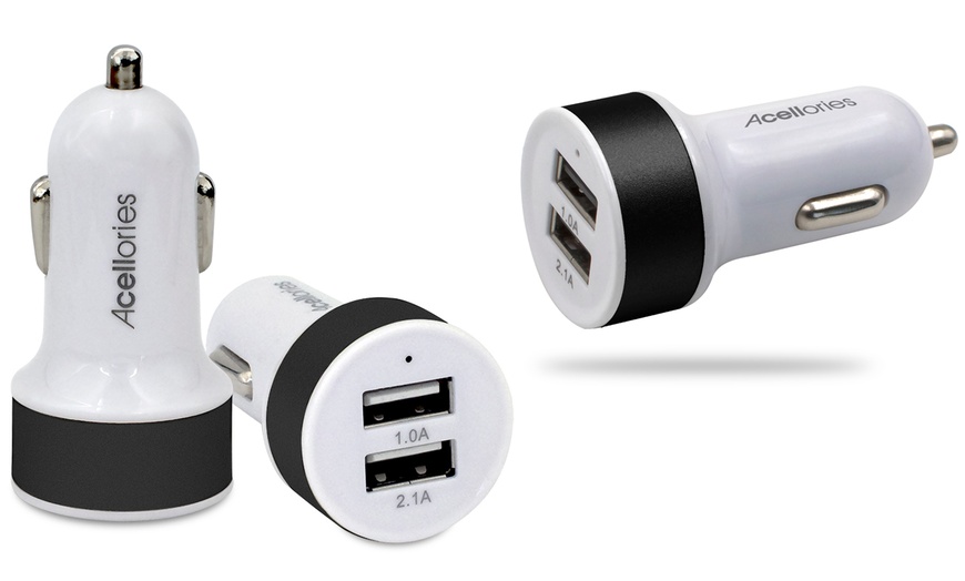 Image 14: 2 USB Car Chargers