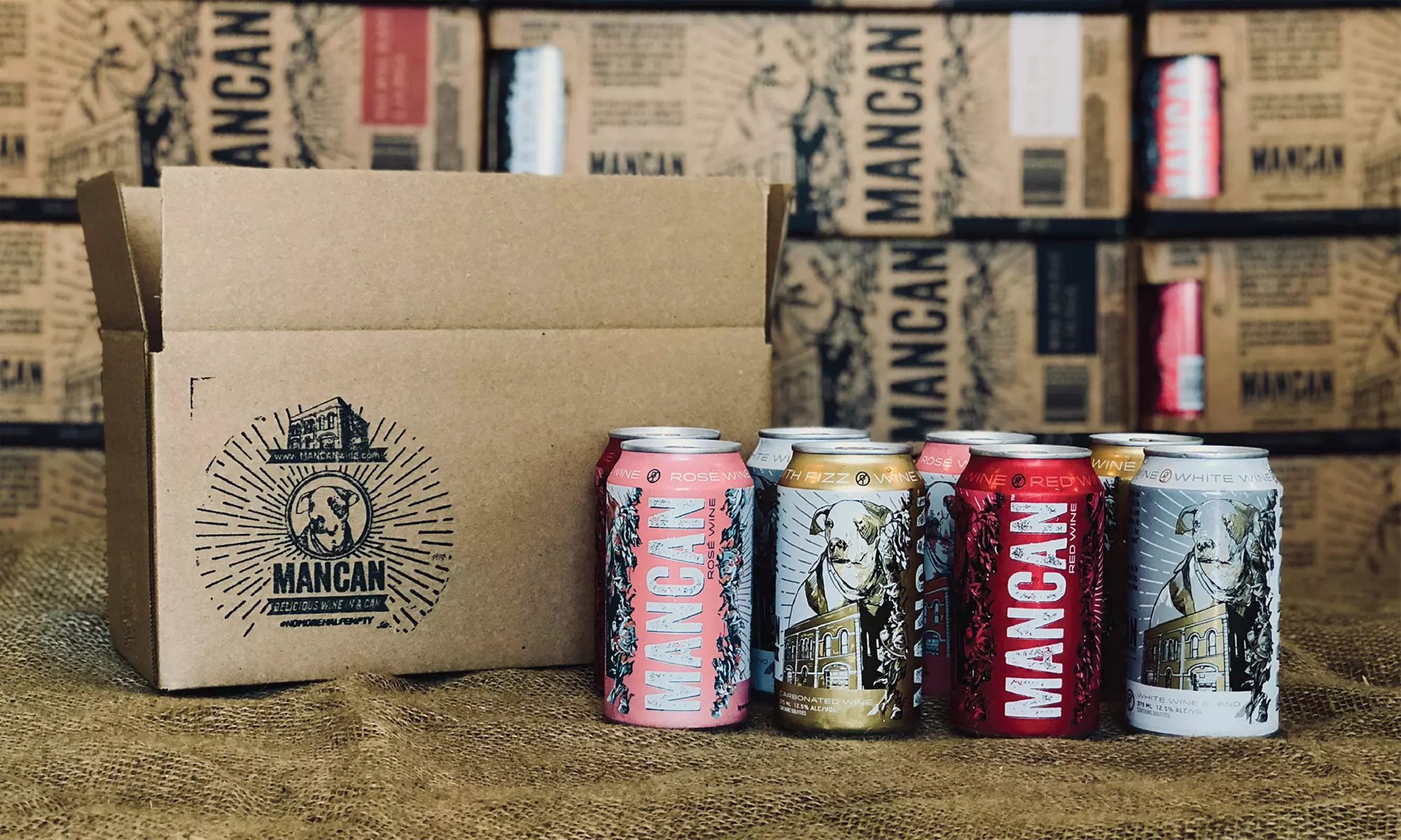 4-, 8-, or 24-Packs of MANCAN Wine (Up to 30% Off) - Primary Image