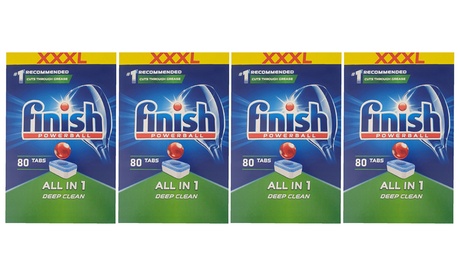 320 pastiglie Finish Powerball All in One per lavastoviglie