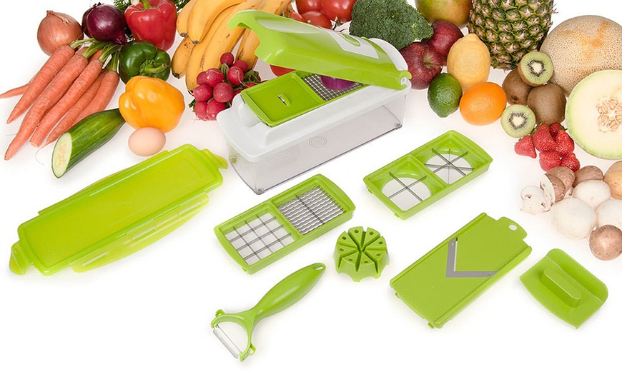 Image 2: 11-in-1 Mandoline Super Slicer