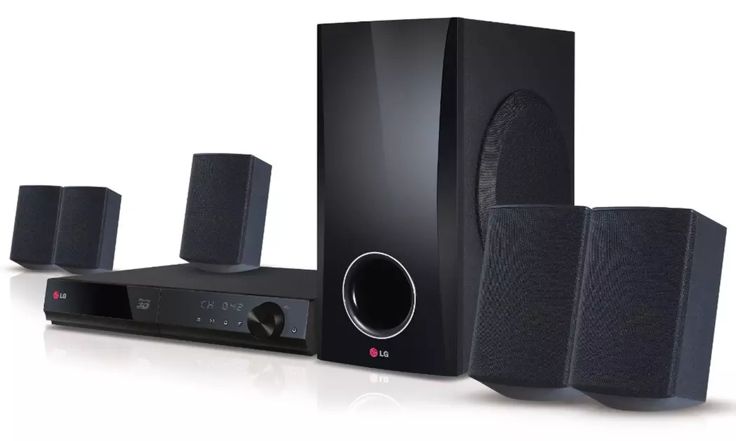 LG 5.1-Channel Blu-ray Home Theater System with Smart TV Apps (Refurbished) - Primary Image