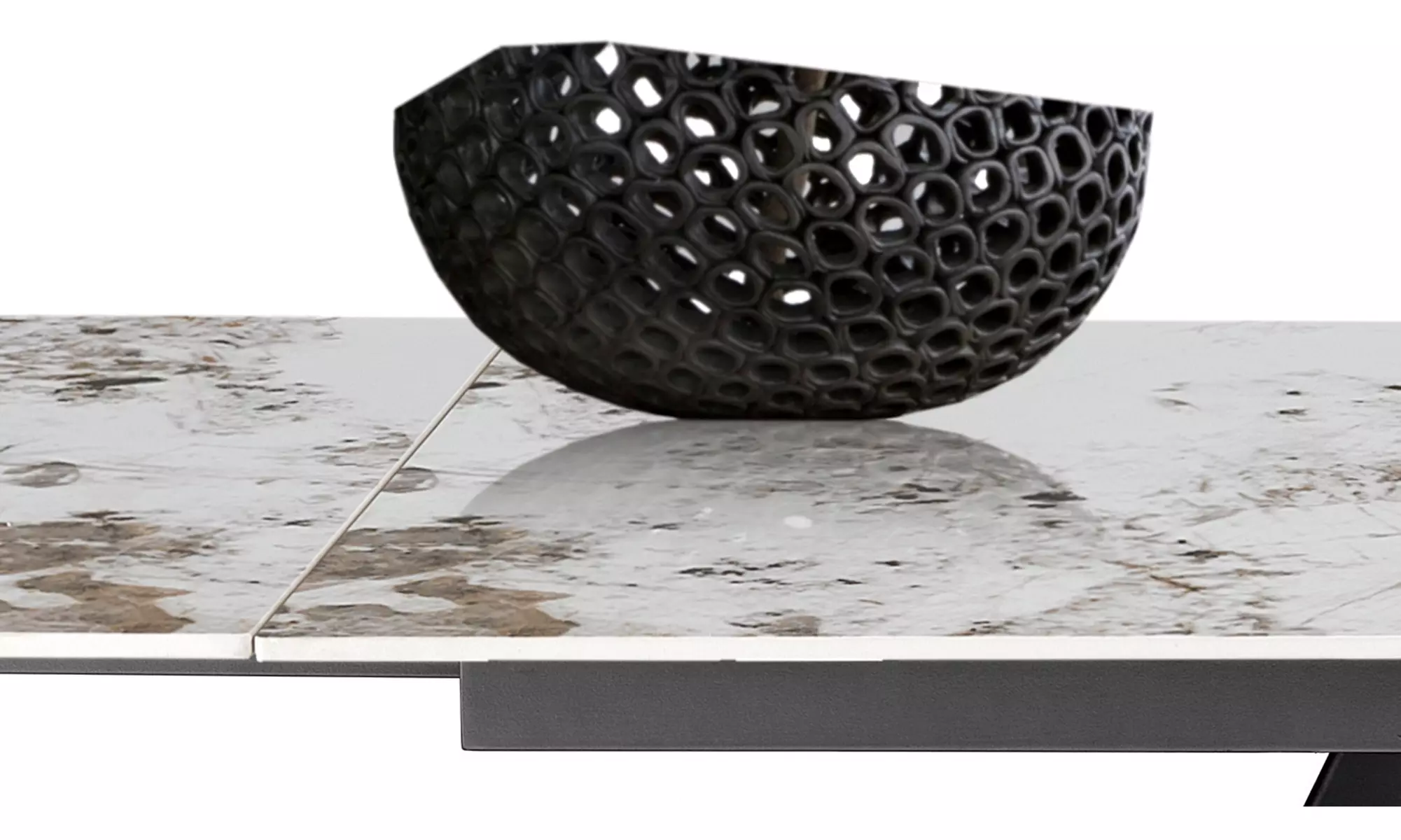 Tomasucci ausziehbarer Esstisch Hut, Jorum oder Tychi Onice White