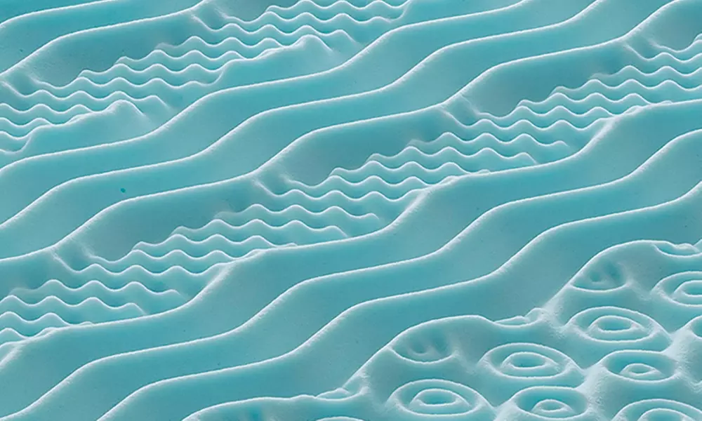 Surmatelas à mémoire de forme avec gel 13 zones