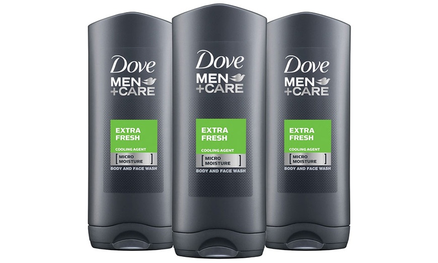 Image 13: Three or Six-Pack of Dove Men Body Washes, 400ml