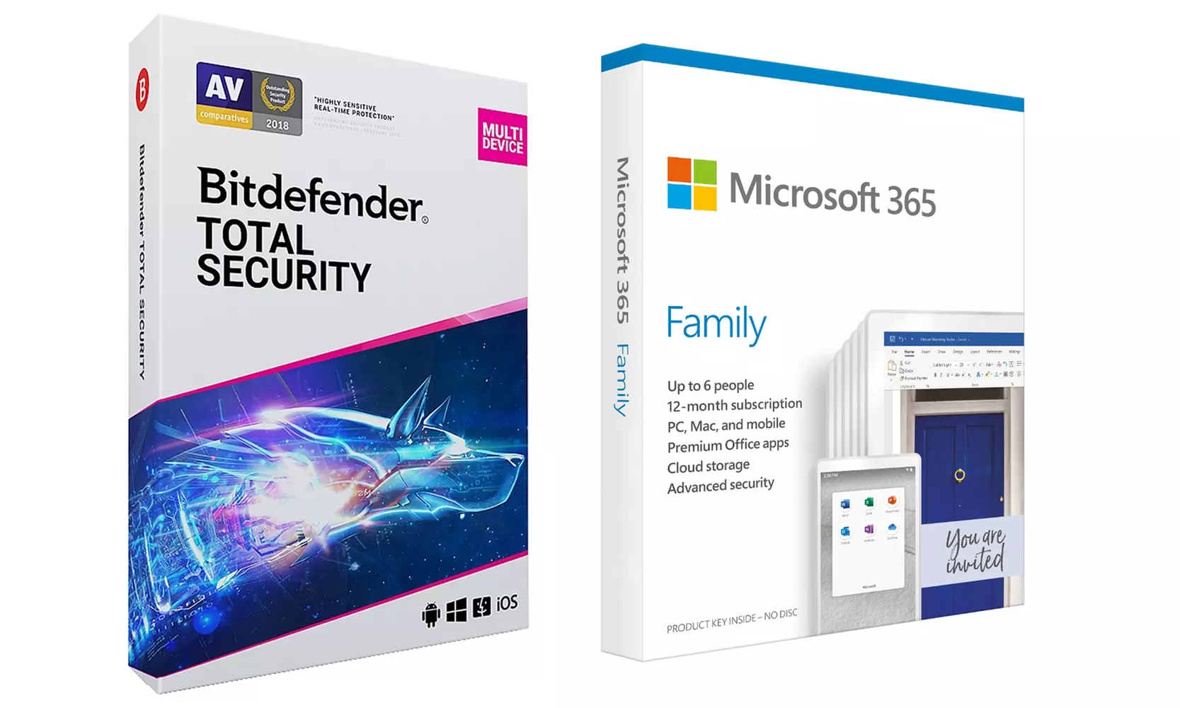 Microsoft Office 365 Personnel ou Famille avec Bitdefender Total Security - Image 3