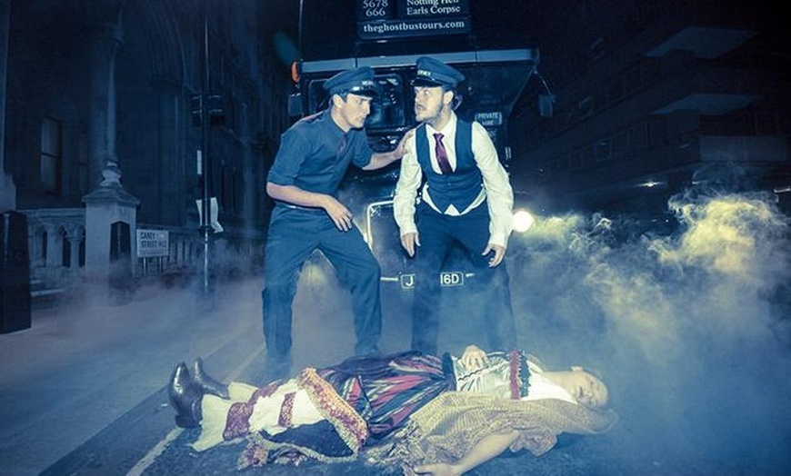 Image 2: London Night Bus: The Ghost Bus Tours with On-Board Actors! 