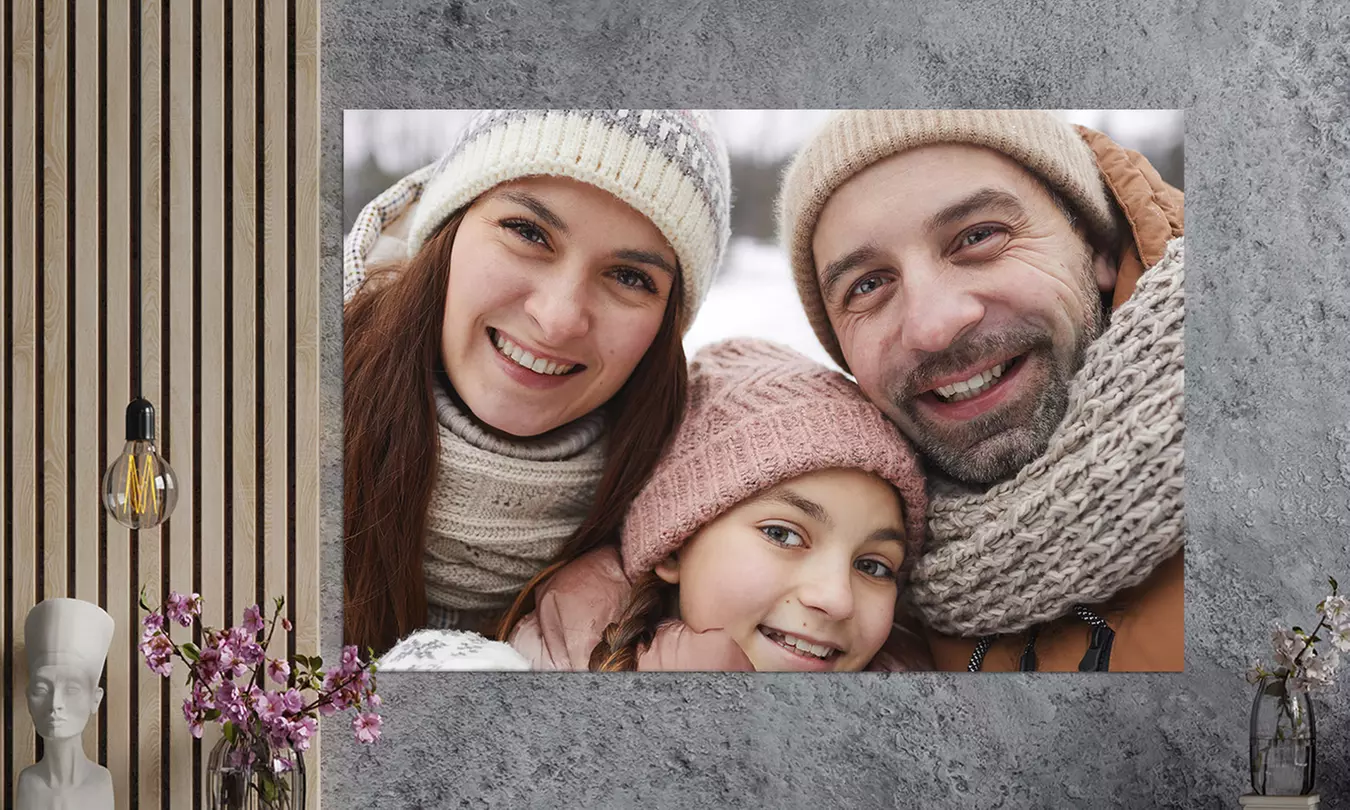 Personalisierbare Hexagon-Fotos als Set in verschiedenen Größen