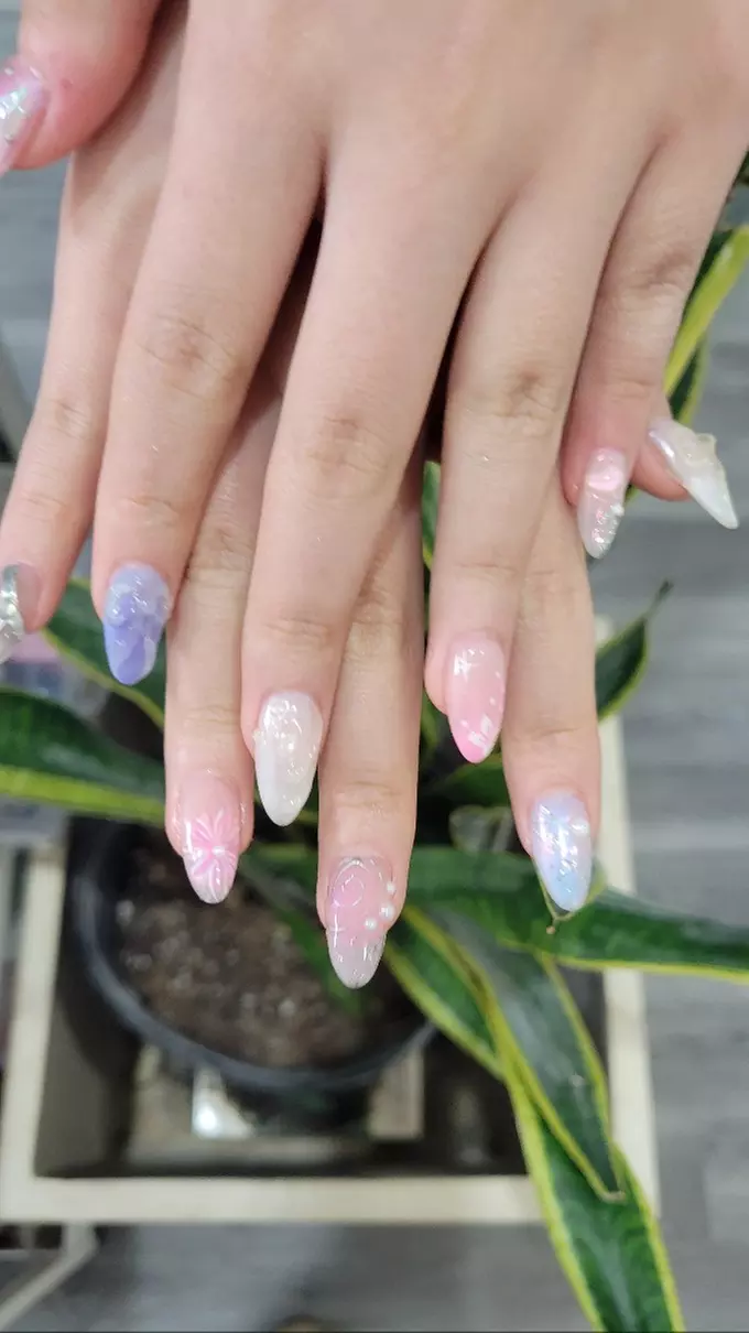 Experience Pinkfile's Color Gel Mani, Gel-X Nail Extensions, and Pedicure Combo with up to 33% off for long-lasting nails - Second Medium