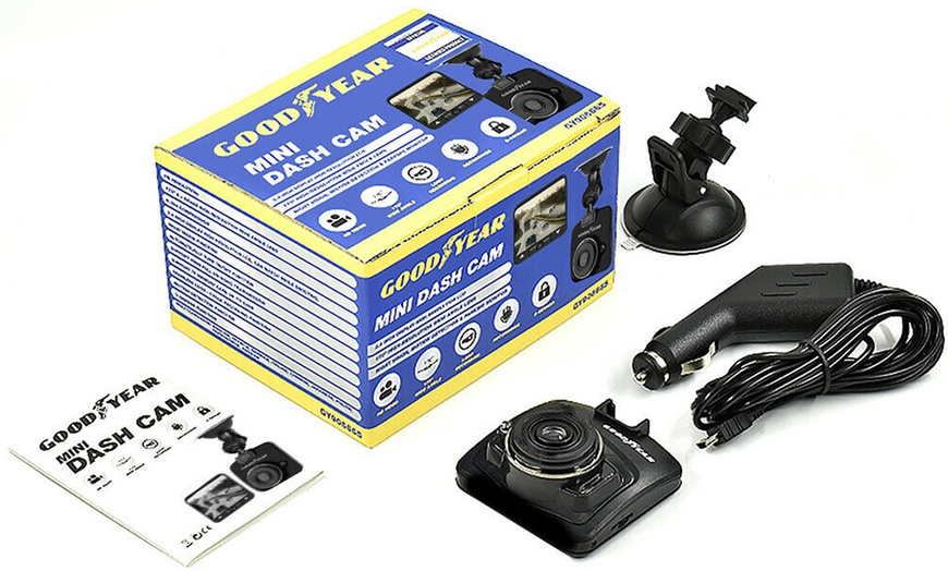 Image 4: Goodyear Mini HD Dash Camera with 32GB Memory Card