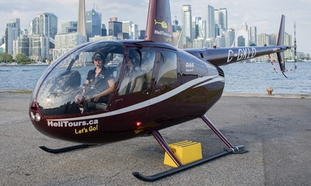 Heli Tour #1: 20 km Helicopter Tour Over Downtown Toronto for 2 People - Toronto Heli Tours