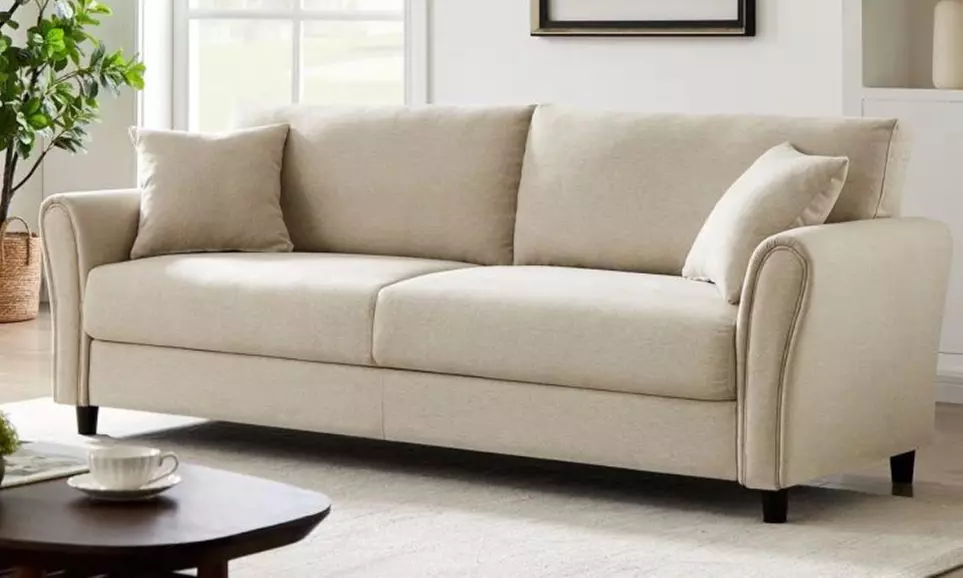 Canapé droit en tissu 4 places Malerne de la marque Kocoon