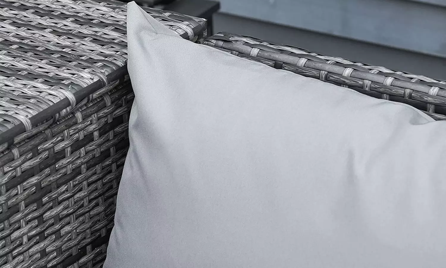 Outsunny Four Seater Rattan-Effect Corner Sofa Set