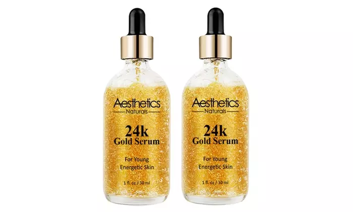 Aesthetics 24K Gold Face Serum with Hyaluronic Acid - Second Medium