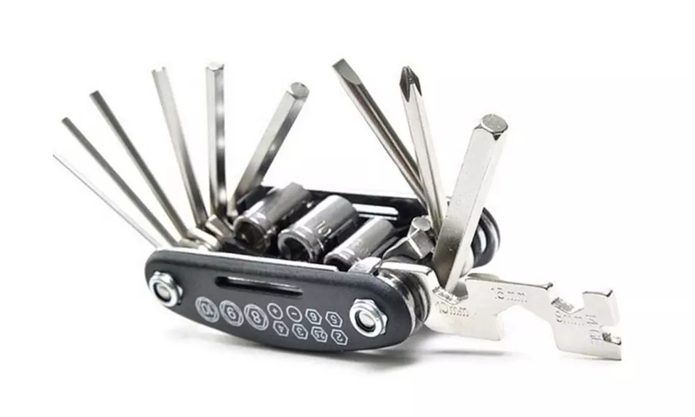 1x oder 2x 15-in-1 Fahrrad-Multifunktions-Tool - Primary Image