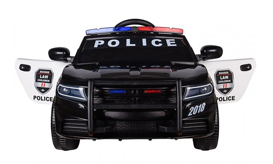 Image 2: Electric Ride-On Police Car