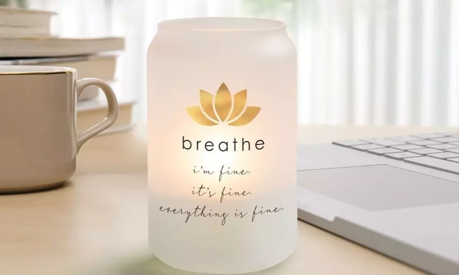 Custom holiday home decor with personalized votive holders