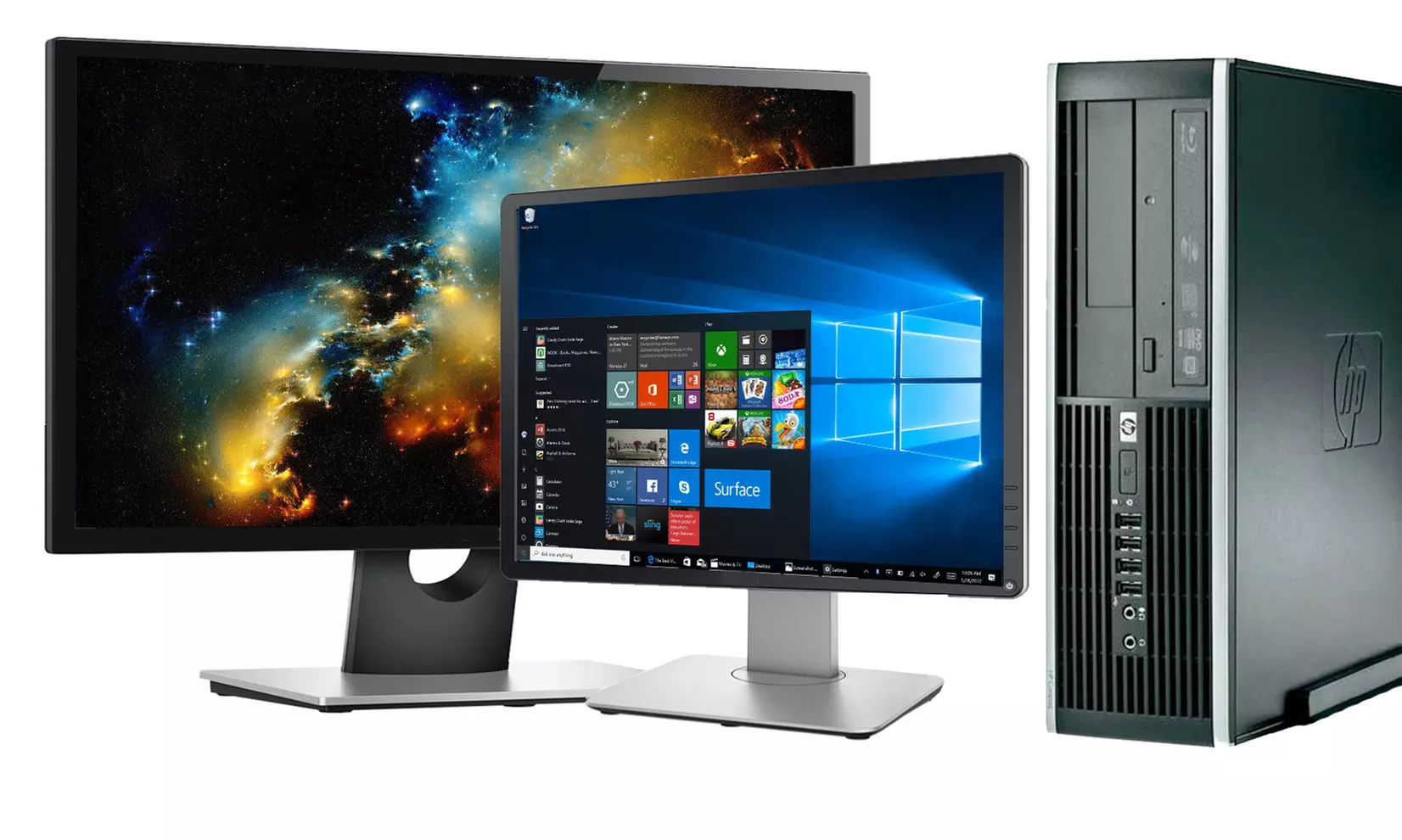 HP Elite 8200 PC mit Intel-Core-i5-Prozessor und Windows 10 Home refurbised, optional mit Bildschirm inkl. Versand - Primary Image