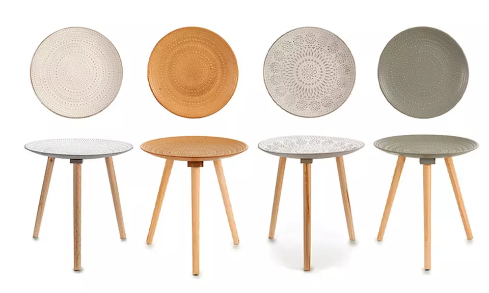 Table basse ronde en bois - Primary Image