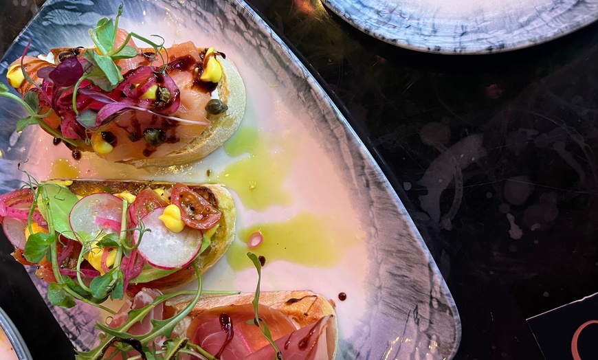 Image 4: Small Cicchetti Plates with an Aperol Spritz Cocktail Each