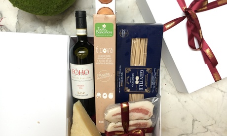 Kit gourmet per pinsa, carbonara, cena dolce liguria o cena al bistrot da Chiù Gustosità Italiane. A domicilio