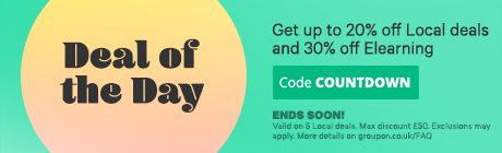 Get up to 30% off Local deals while waiting for Summer to come. Use code: COUNTDOWN. Some deals excluded.