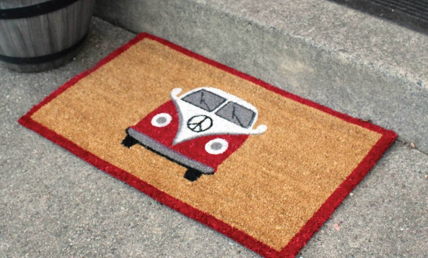 Image 3: Heavy Duty Printed Coir Doormat