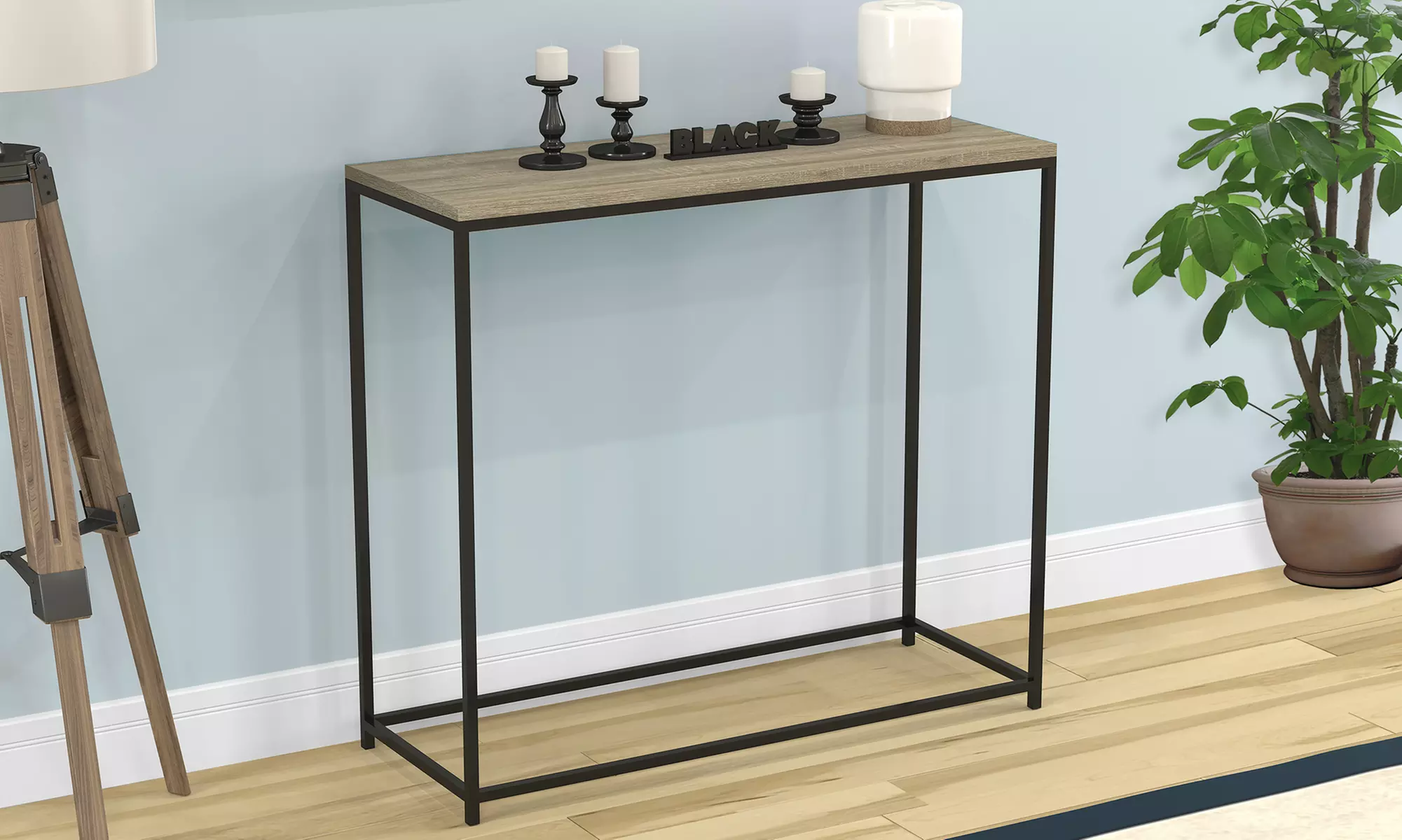Entryway Console Modern Accent Table  - Second Medium