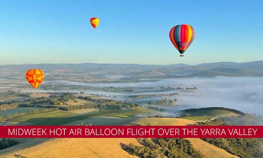 Image 1: Midweek Hot Air Balloon Flight from Go Wild Ballooning