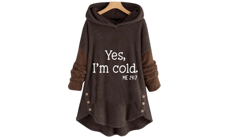 Image 3: Yes I Am Cold Hoodie