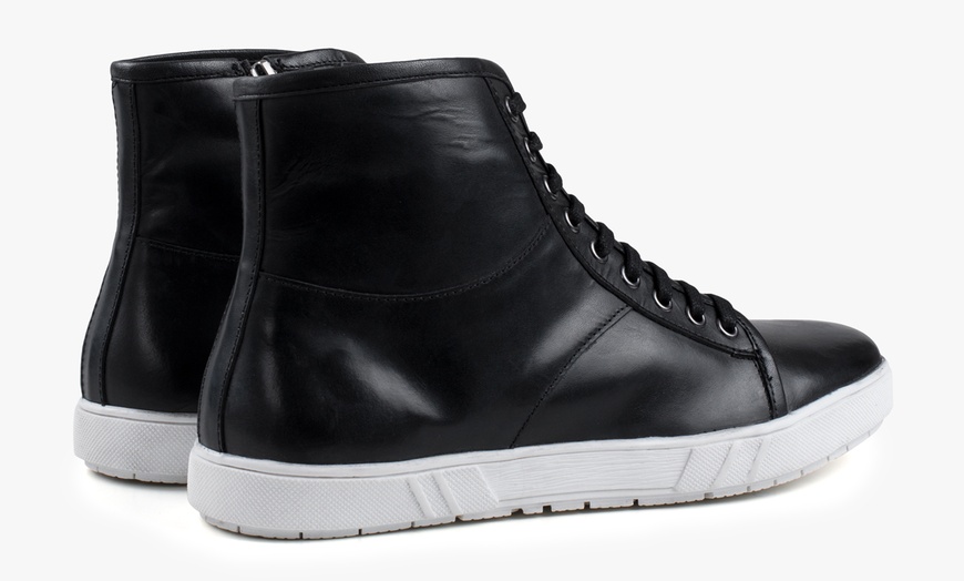 Image 13: Redfoot Men's Leather High Tops