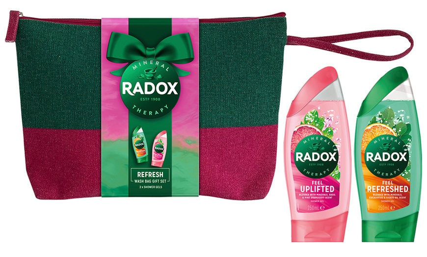 Image 1: Up to Four Radox Refresh Washbag Gift Sets