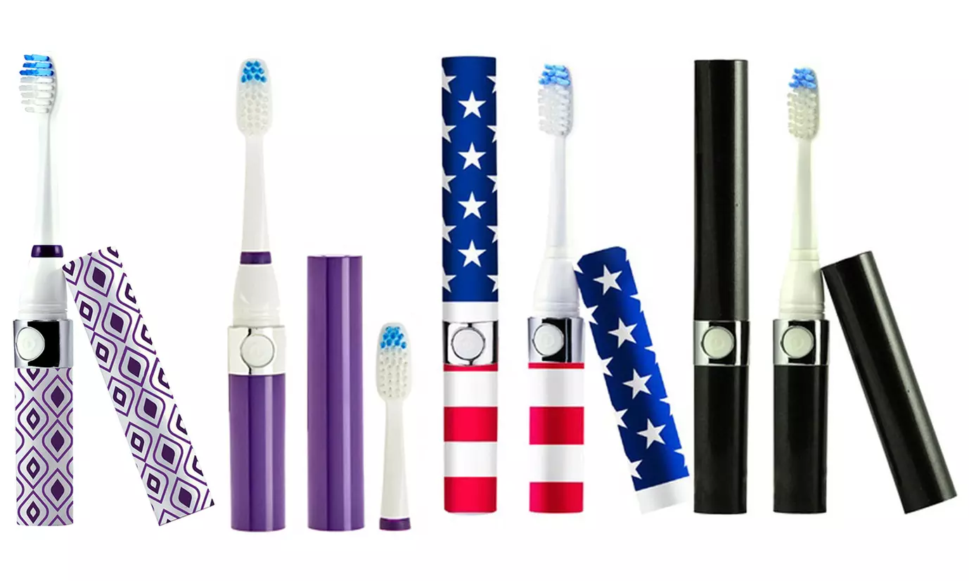Pursonic Portable Sonic Travel-Size Toothbrush Set - Primary Image