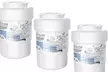 3 Pack GE MWF Refrigerator Water Filter Smartwater Compatible Filter - Second Medium