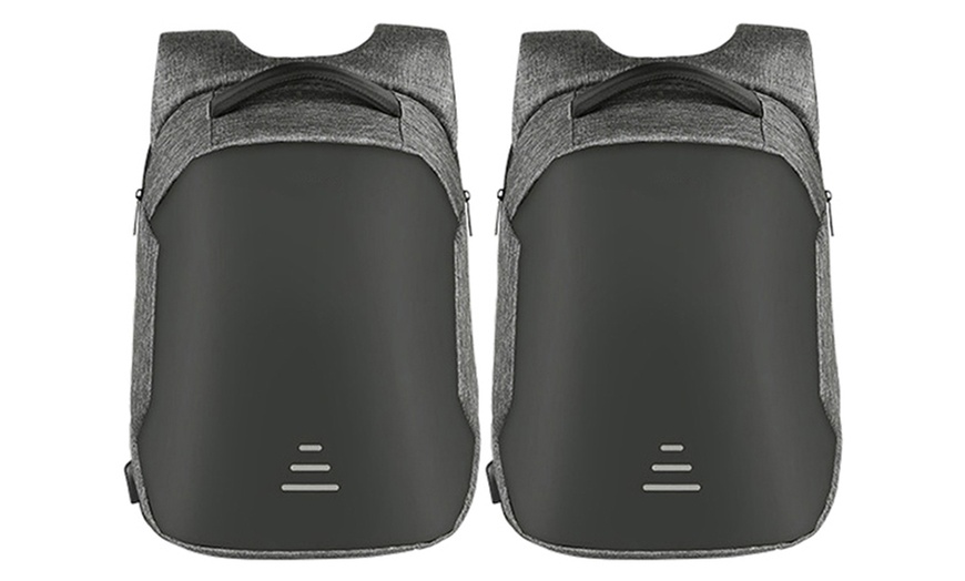 Image 15: One or Two Anti-Theft Backpacks with Optional Cable