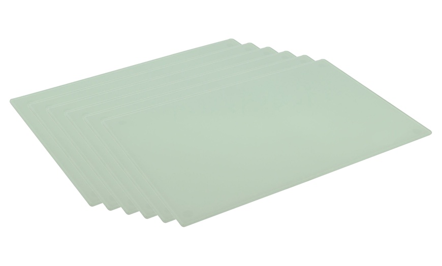 Image 4: Clear Glass Placemats