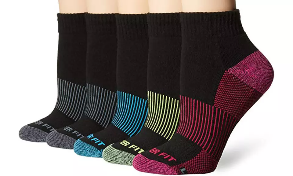 Copper Fit Women's Performance Sport Cushion Ankle Compression Socks (10-Pack) - Primary Image