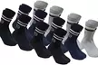 Lot de 6 ou 12 paires de chaussettes Sergio Tacchini, coloris et taille au choix - Image 2