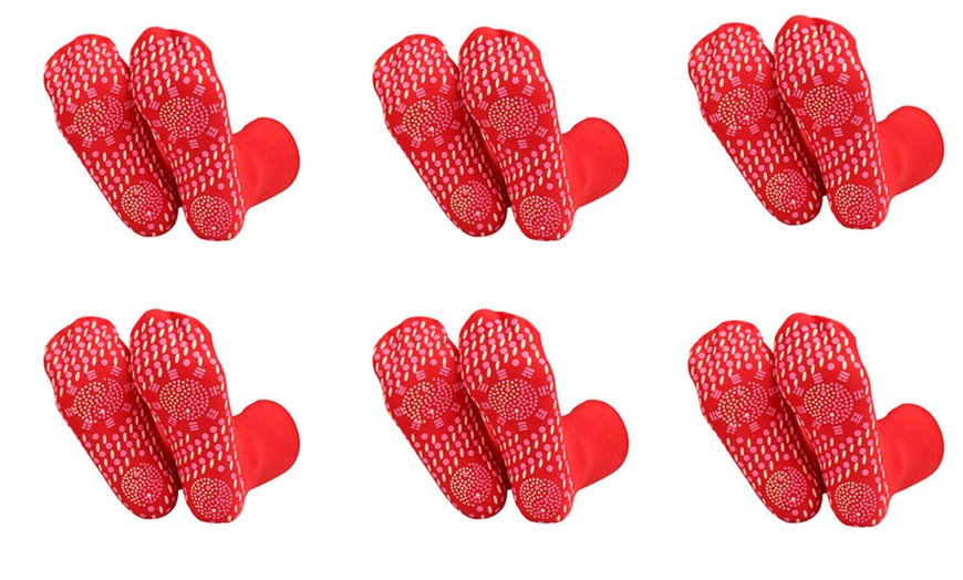 Image 9: Up to Six Pairs of Self-Heating Massage Socks