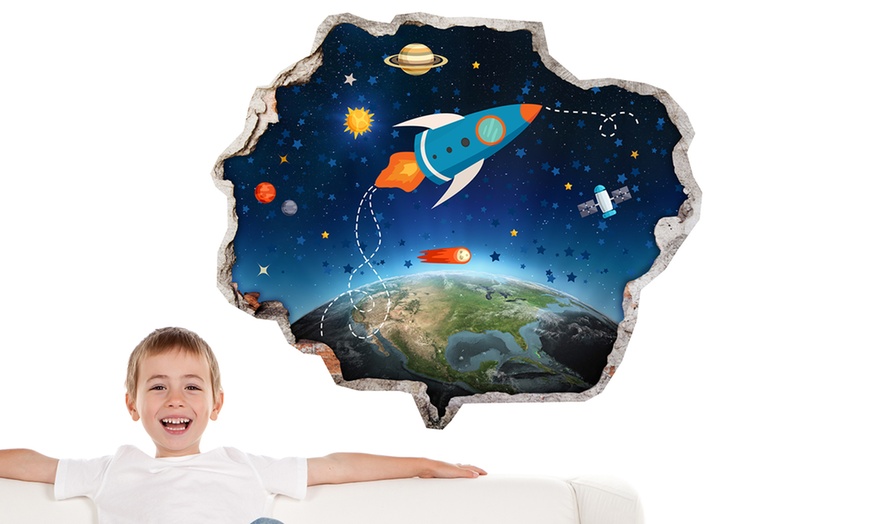 Image 2: Kid's 3D Wall Stickers