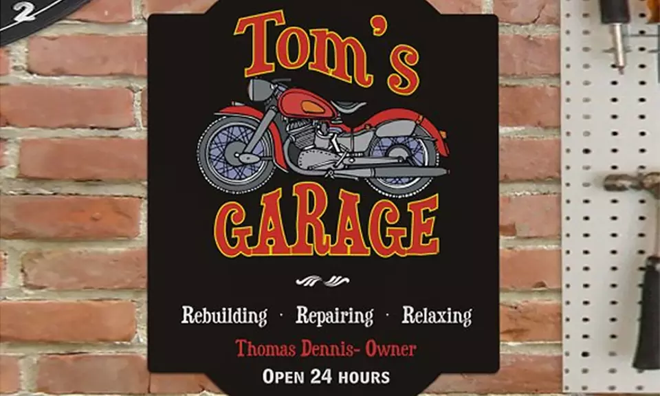 Personalized Wall Sign from GiftsForYouNow.com (1- or 2-Pack) - Second Medium