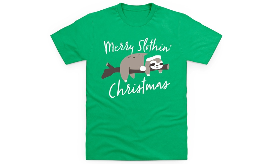 Image 6: Men's Christmas Animals T-Shirt