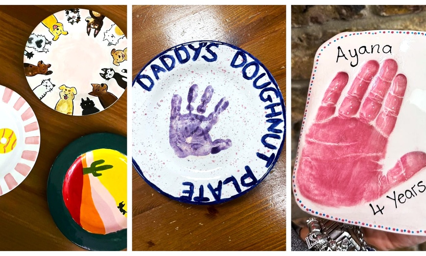 Image 1: Family Friendly Pottery Painting Experience 