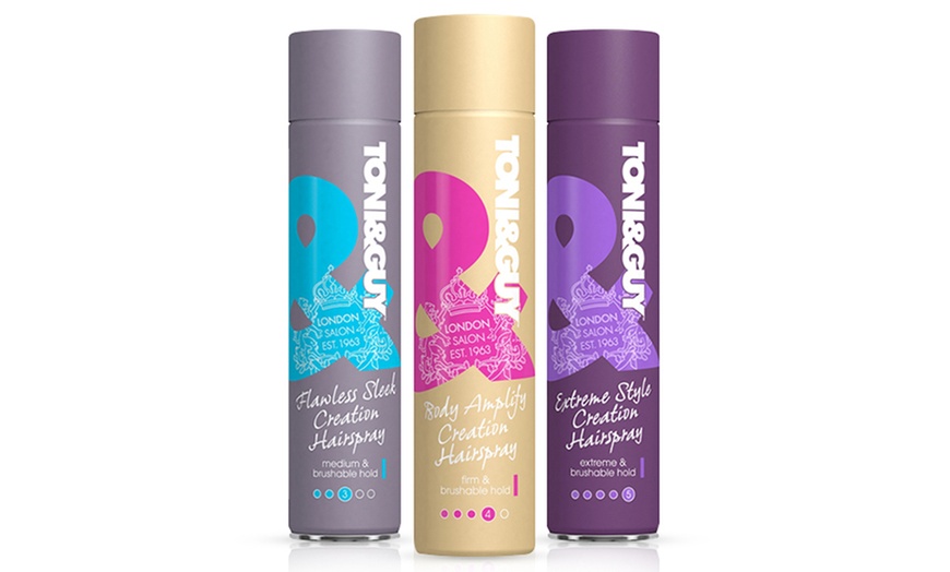 Image 1: Toni and Guy Hairspray Bundle