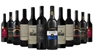 12-Bottle Connoisseur Collection Premium Red Wine Mix