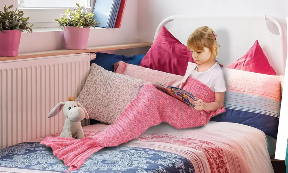 1 ou 2 couvertures en queue de sirène pour enfants - Primary Image